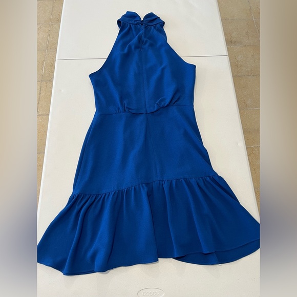 NWT Betsey Johnson Halter Dress Ocean Blue Size 14 - Picture 2 of 7